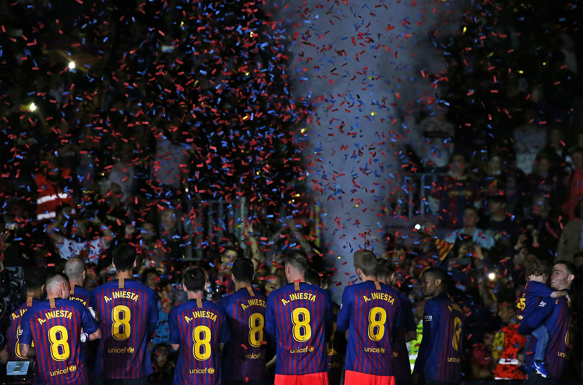 关于巴塞罗那夺冠热情高涨人心振奋的信息