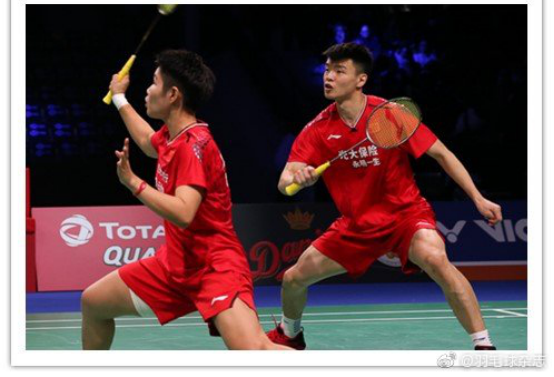 泰国队鏖战丹麦队，黄鸭组合刷新纪录